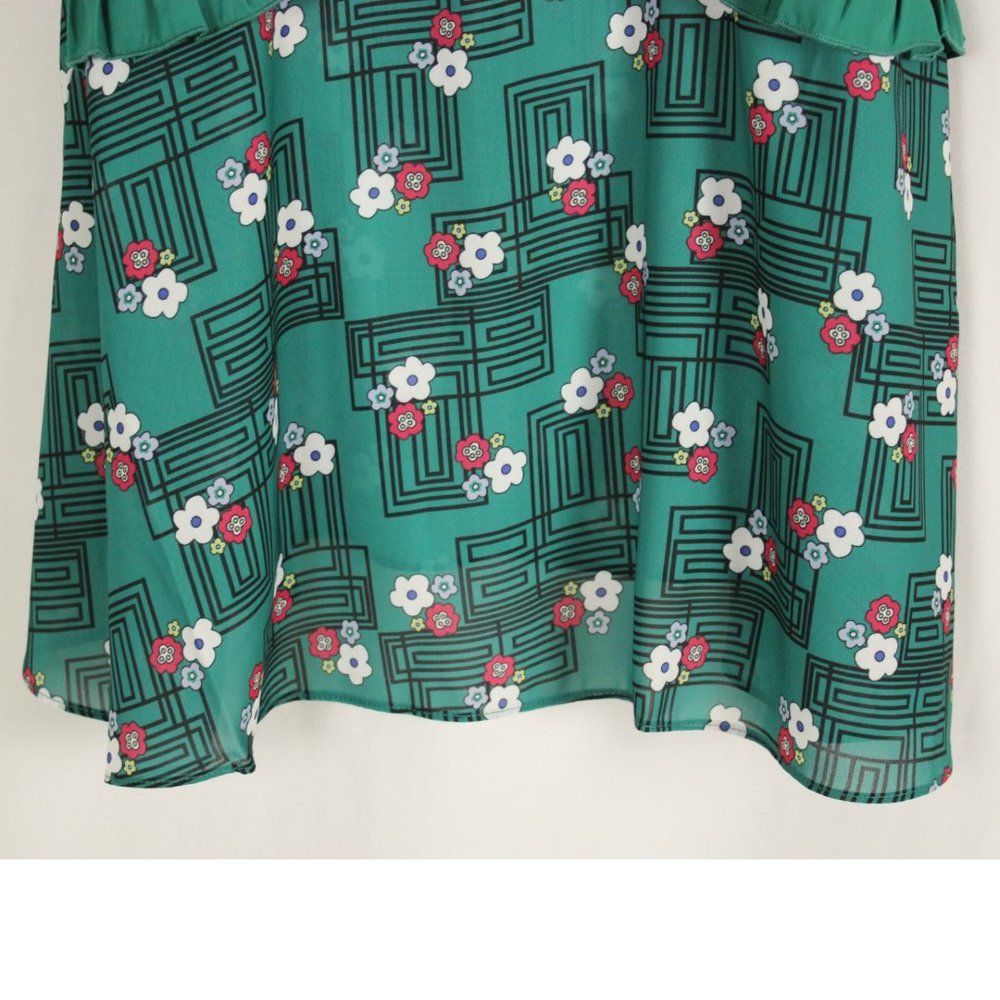 NWT Eloquii Floral Off Shoulder Top Size 18 - Picture 5 of 11